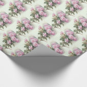 Papier Cadeau Roses et un bourdon par Paul de Longpre (Coin)