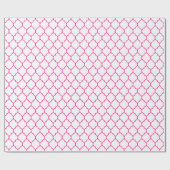 Papier Cadeau Roses indien de Quatrefoil de Marocain sur le (Plat)