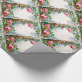 PAPIER CADEAU ROSES & JASMINES (Coin)