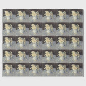 Papier Cadeau Roses jaunes dans un vase de Caillebott Impression (Plat)