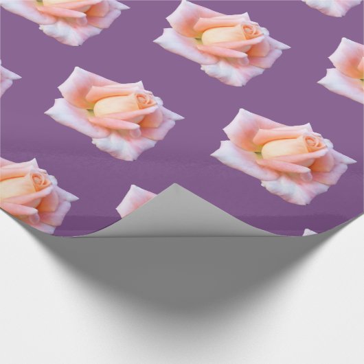 Papier Cadeau Roses roses (Coin)