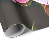 PAPIER CADEAU ROSES ROSES ROSES (Coin rond)