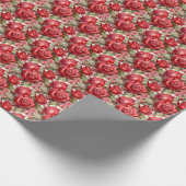 Papier Cadeau Roses rouges (Coin)