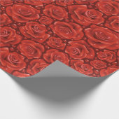 Papier Cadeau Roses rouges (Coin)