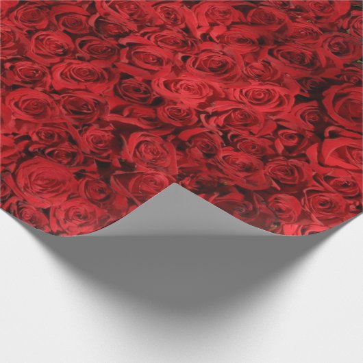 Papier Cadeau Roses rouges (Coin)