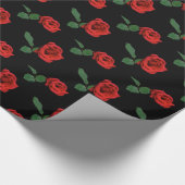 Papier Cadeau Roses rouges (Coin)