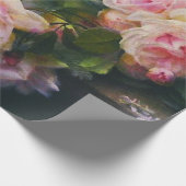 Papier Cadeau Roses victoriens et Lilacs (Coin)
