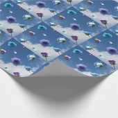Papier Cadeau Roses Wrapping paper (Coin)