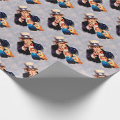 Papier Cadeau Rosie la conception de rivoir et d'Oncle Sam (Coin)