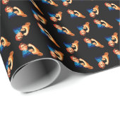 Papier Cadeau Rosie le Riveter Nous pouvons le faire (Coin rond)