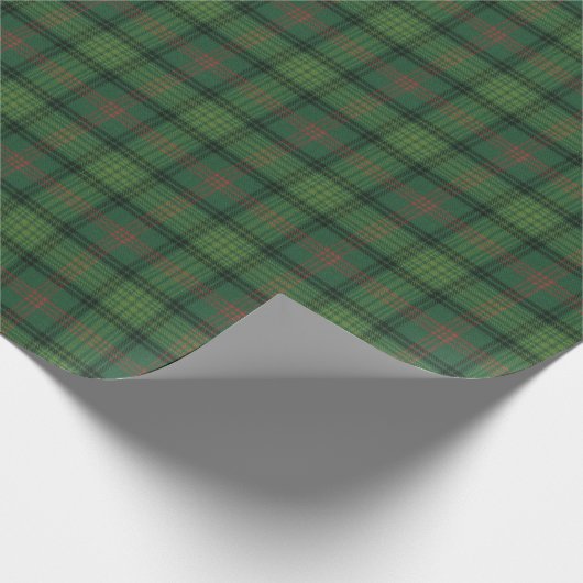 Papier Cadeau Ross Chasse Ancien Clan Tartan Papier à envelopper (Coin)