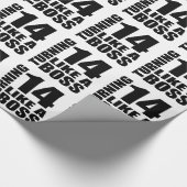 Papier Cadeau Rotation de 14 comme des conceptions d'un (Coin)