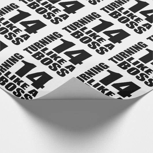 Papier Cadeau Rotation de 14 comme des conceptions d'un (Coin)