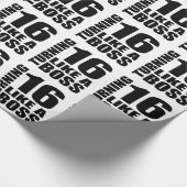 Papier Cadeau Rotation de 16 comme des conceptions d'un (Coin)