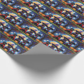 Papier Cadeau Rottweiler Chiens Citrouille Halloween Funny (Coin)