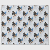 Papier Cadeau Rottweiler de Winterland (Plat)