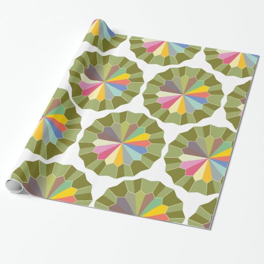 Papier Cadeau roue colorée (Déroulé)