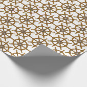 Papier Cadeau roue de barre du navire (Coin)