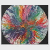 Papier Cadeau Roue de spectre de couleurs (Plat)