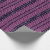 Papier Cadeau Roue florale variée (Coin)