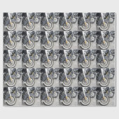 Papier Cadeau Roues (Plat)