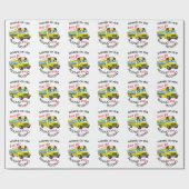 Papier Cadeau Roues dans le bus (Plat)