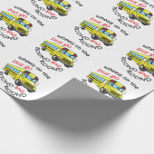 Papier Cadeau Roues dans le bus (Coin)