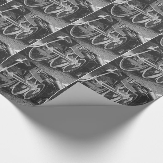 PAPIER CADEAU ROUES EN ACIER (Coin)