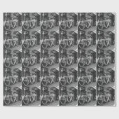 PAPIER CADEAU ROUES EN ACIER (Plat)