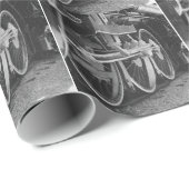 PAPIER CADEAU ROUES EN ACIER (Coin rond)