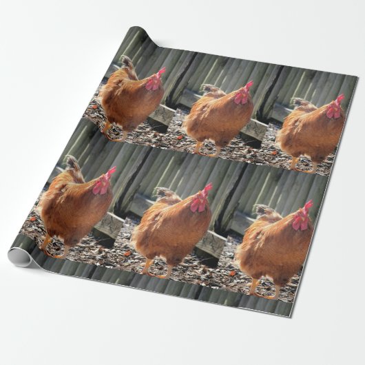 Papier Cadeau Rouge (Déroulé)