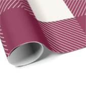 Papier Cadeau Rouge (Coin rond)