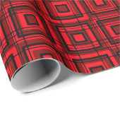 Papier Cadeau Rouge (Coin rond)
