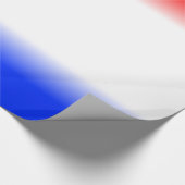 Papier Cadeau Rouge Blanc et Bleu (Coin)