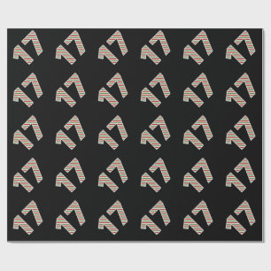 Papier Cadeau Rouge, Blanc, Vert, 17e événement le jour de No