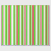 Papier Cadeau Rouge, Blanc, Vert, Motif à thème de Noël (Plat)