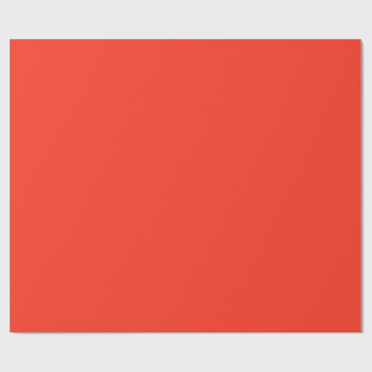 Papier Cadeau Rouge clair flamant clair couleur uni (Plat)