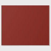 Papier Cadeau Rouge de grange (Plat)