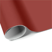 Papier Cadeau Rouge de grange (Coin rond)