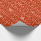 Papier Cadeau Rouge de papier d'emballage de Noël (Coin)