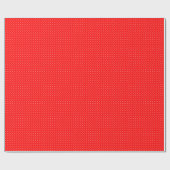 Papier Cadeau Rouge et Blanc Petits Points (Plat)