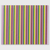 Papier cadeau rouge et orange avec finition brilla (Plat)