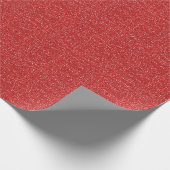 Papier Cadeau Rouge Faux Paillettes (Coin)