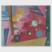 Papier Cadeau Rouge intense de Wassily Kandinsky (Plat)