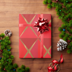 Papier Cadeau Rouge Joyoux Noel