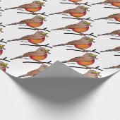 Papier Cadeau rouge-merle (Coin)