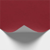 Papier Cadeau Rouge noble texturé. (Coin)