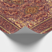 Papier Cadeau Rouge persan oriental (Coin)