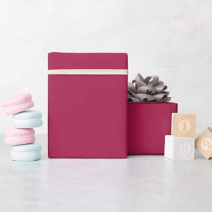 Papier Cadeau Rouge persan uni