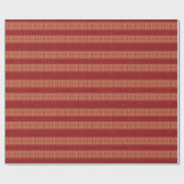 Papier Cadeau Rouge profond de style vintage (Plat)